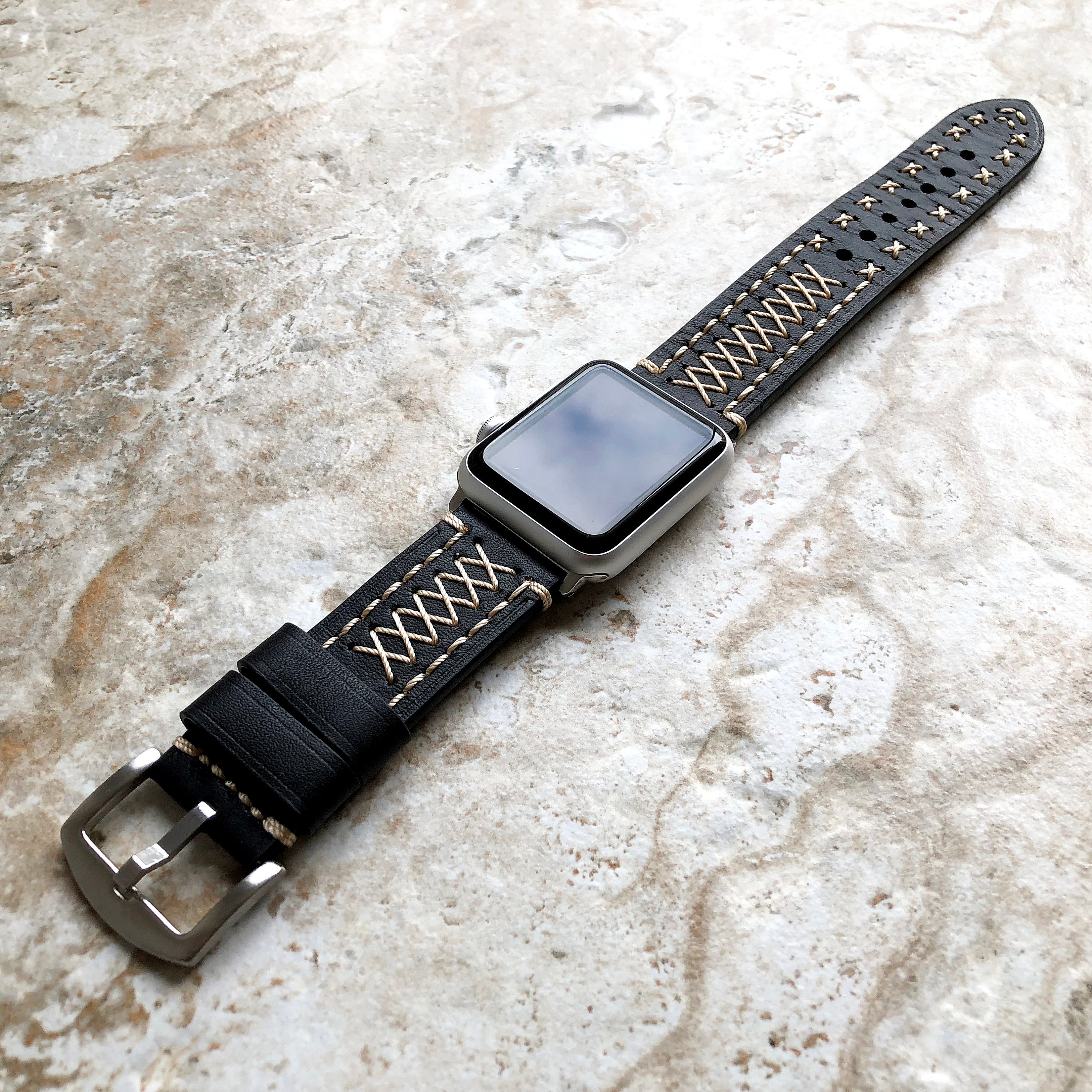 leather band apple watch 44mm