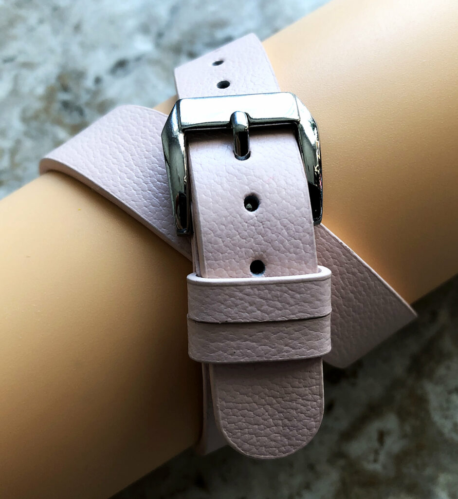 Pink Twice Wrap Around Wrist Leather Band for Apple Watch ...