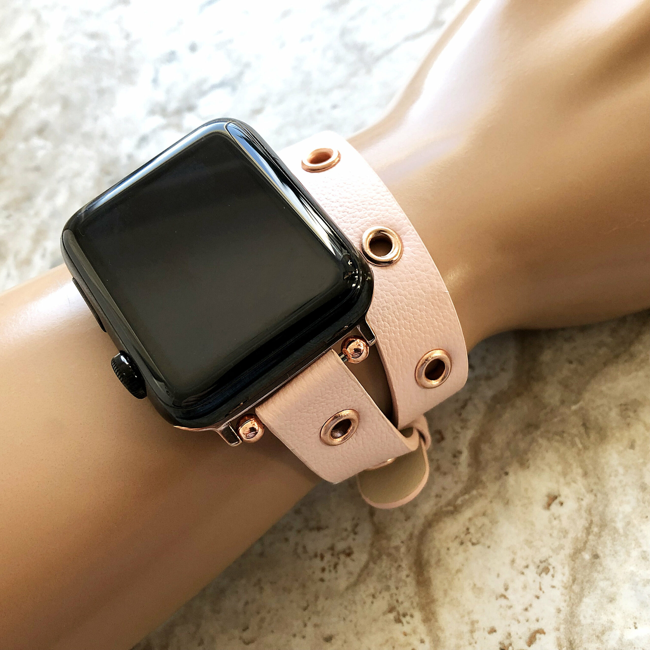 Pink Double Wrap for Apple Watch Series 5 4 3 2 Nike ...