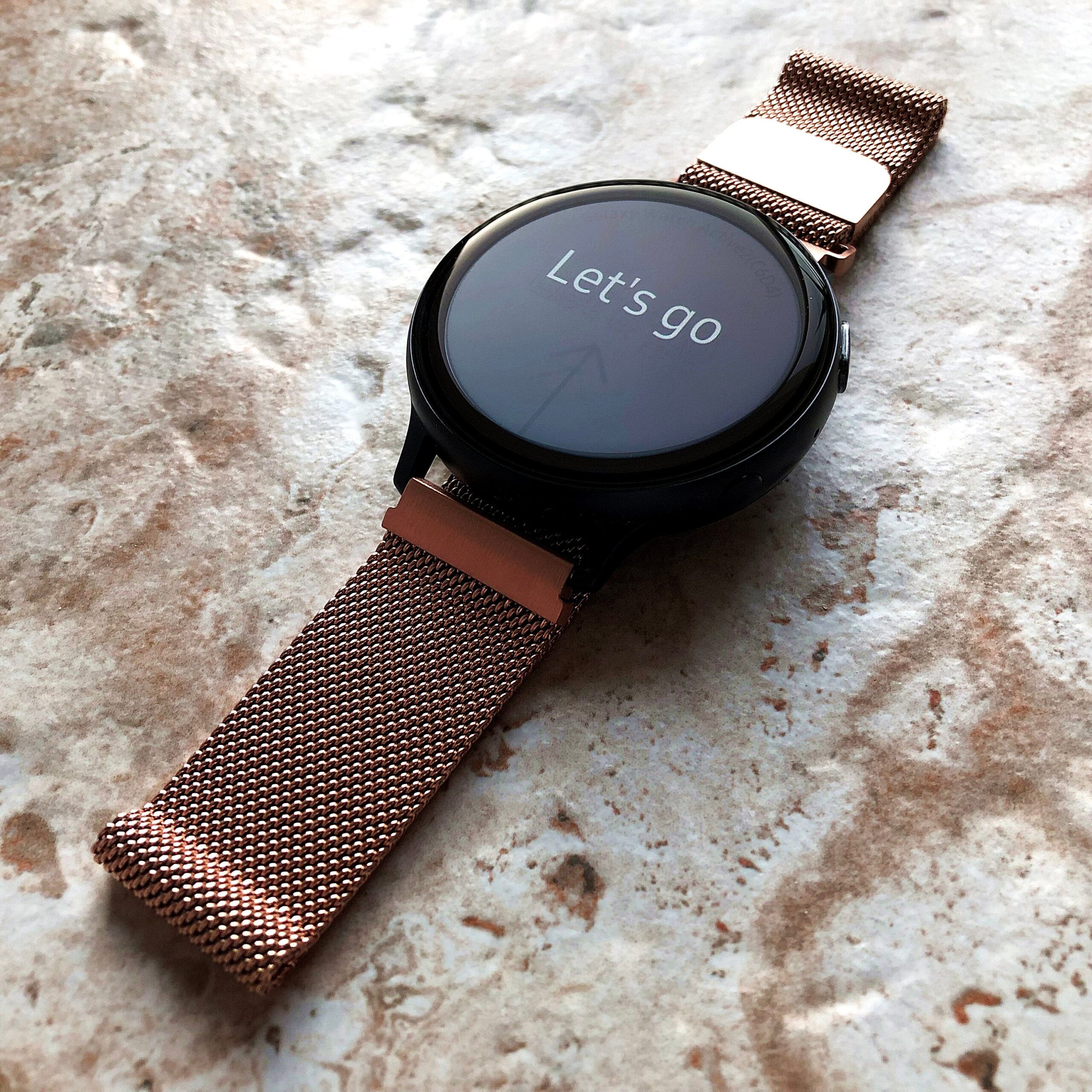 garmin vivoactive 3 rose gold band